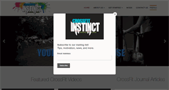 Desktop Screenshot of crossfitinstinct.com